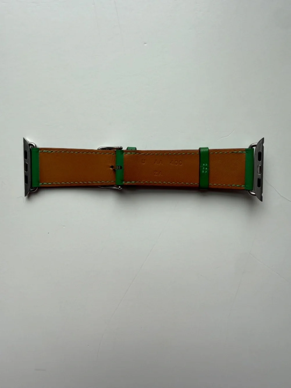 Apple Watch Hermès - 46mm Green leather band